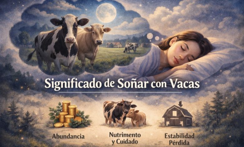 significado de soñar con vacas