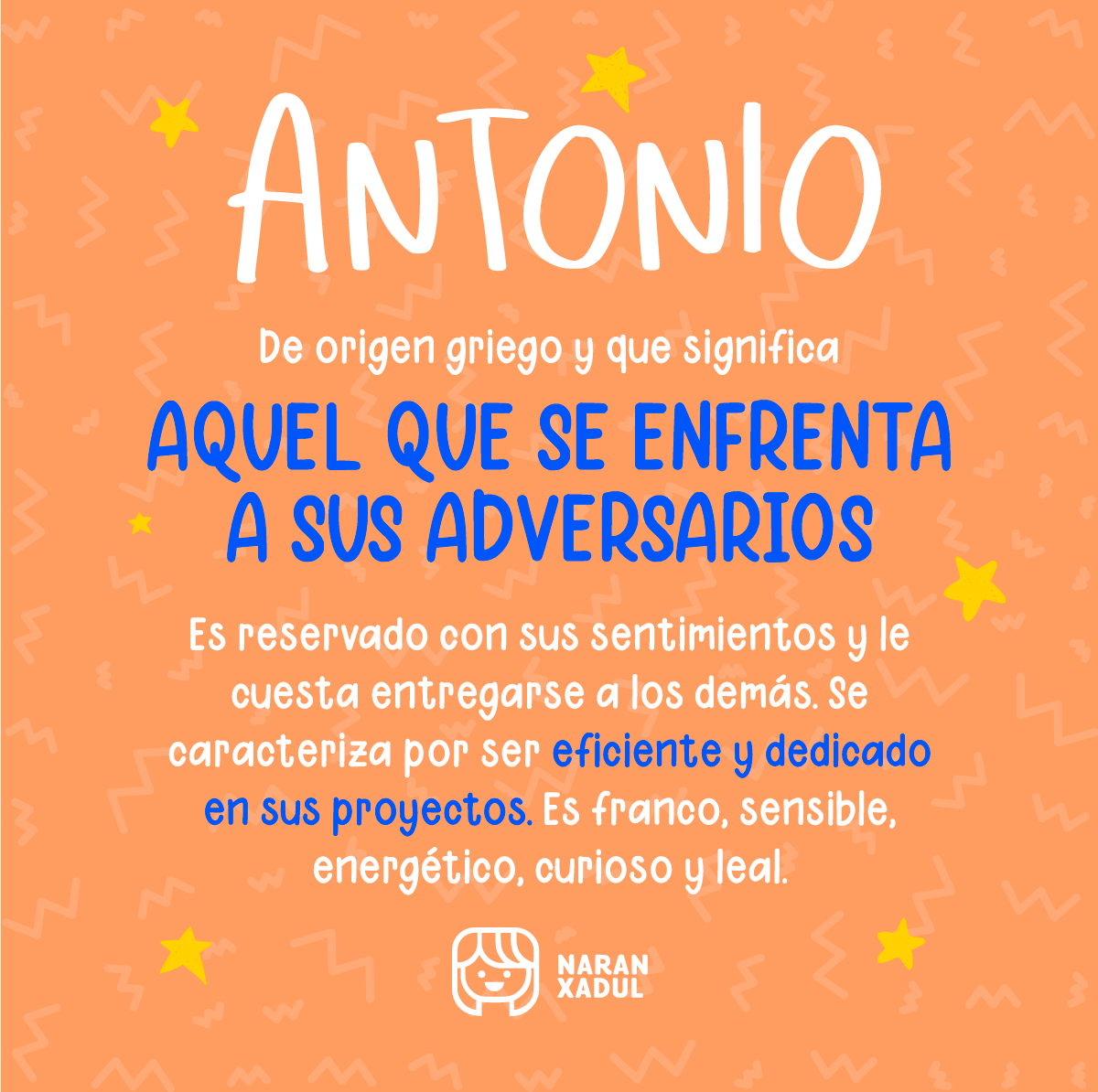 qué significa antonio