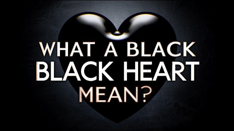 Qué significa un corazón negro: Significado, usos y simbolismo