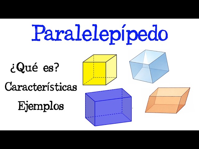 qué significa paralelepípedo