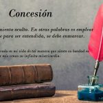 qué significa concesión