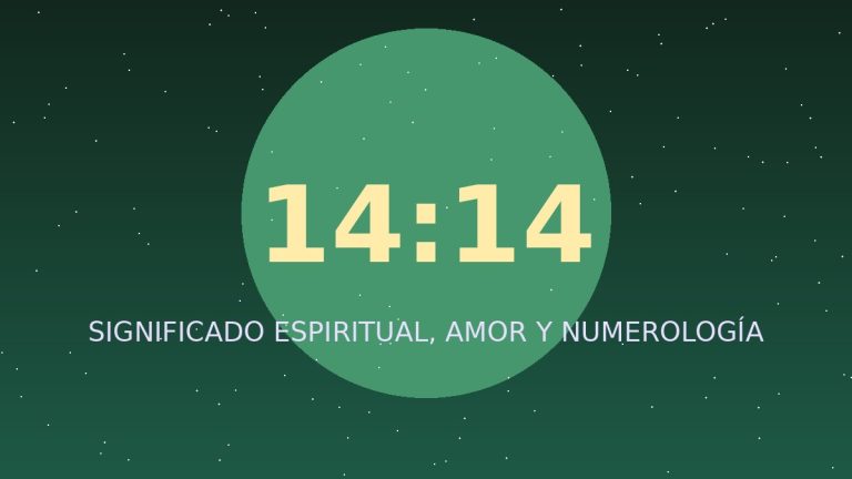 14:14 significado: hora espejo, amor, ángeles y numerología