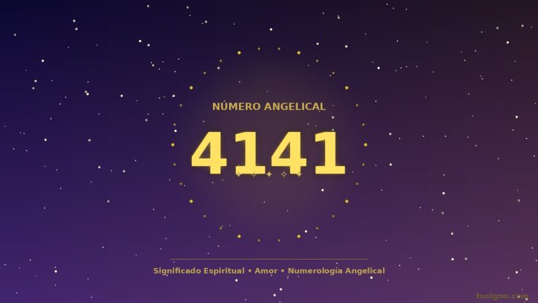 4141 significado espiritual: qué mensaje te envían los ángeles