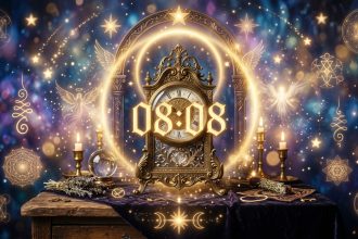Reloj marcando la hora espejo 08:08 con significado espiritual